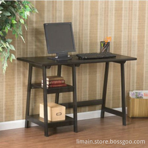 Computer Desk, Hardwood Legs with MDF and Veneer Frame